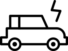 Electric Car Sticker Svg Vector, Free Vectors File